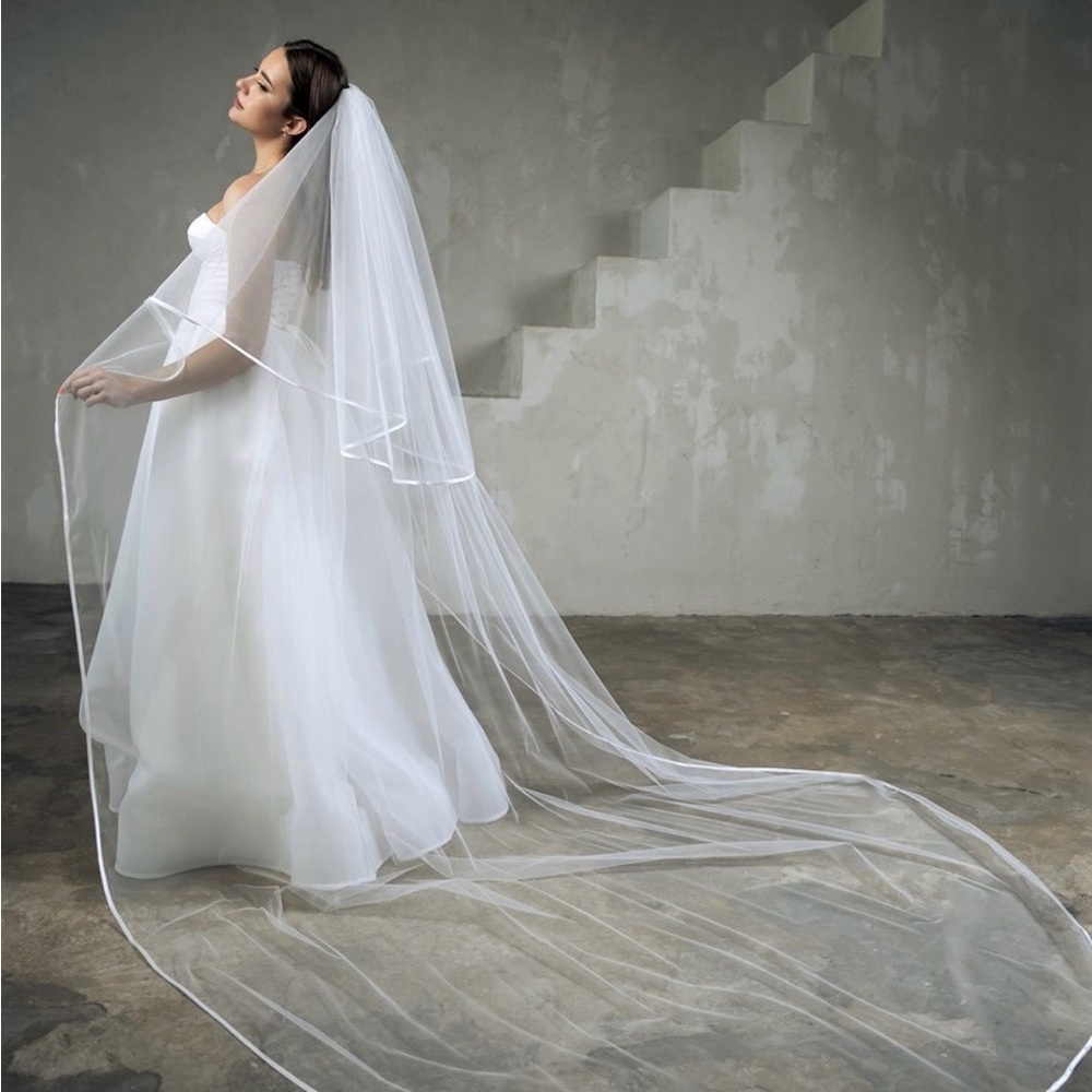 Elegant White Long Veil